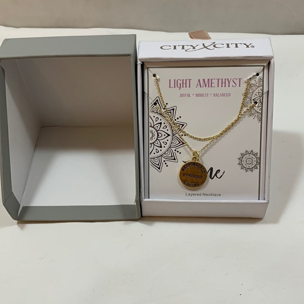 City by City two-piece chain set.  See all photos.  New with tags